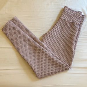 Booty By Brabants Croco Skin Leggings in Mauve